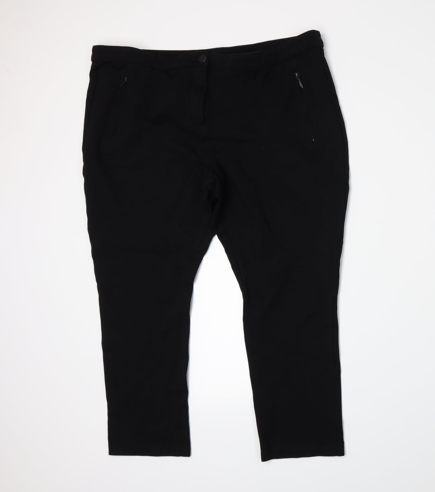 F&F Womens Black   Trousers  Size 22 L22 in