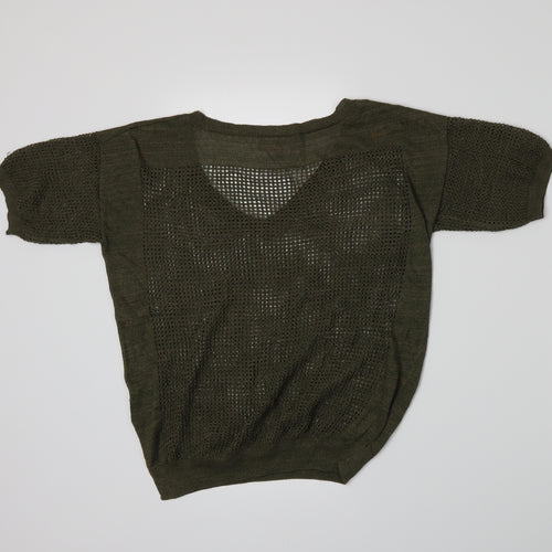 NEXT Womens Green  Knit Pullover Jumper Size 6