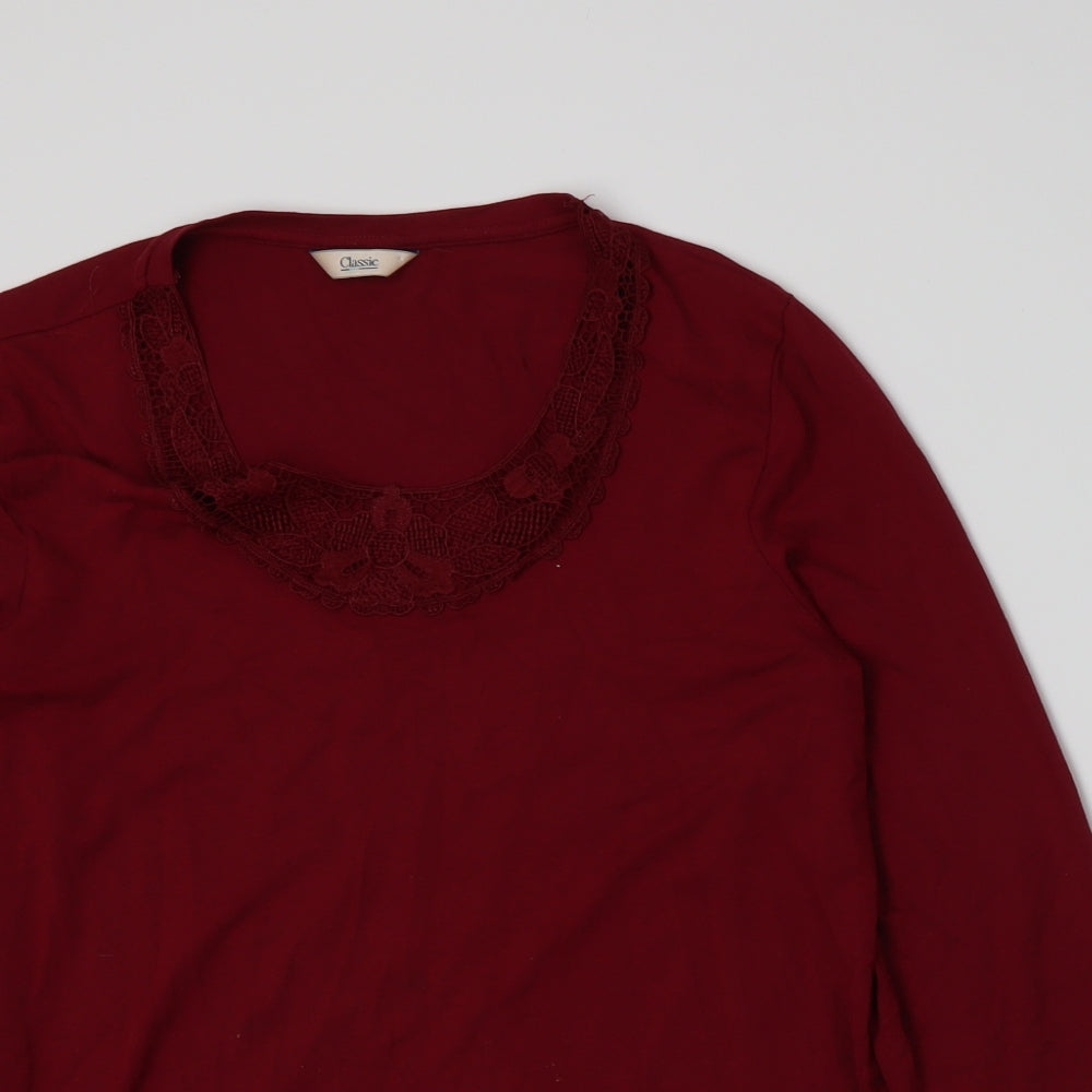 Marks and Spencer Womens Red   Basic T-Shirt Size 12