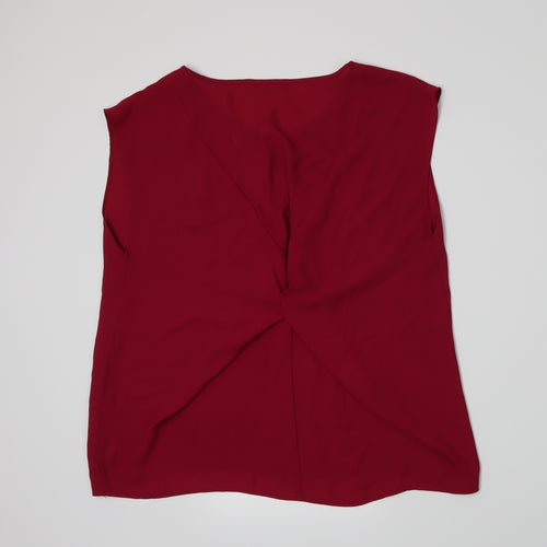 Oasis Womens Red   Basic Tank Size 14