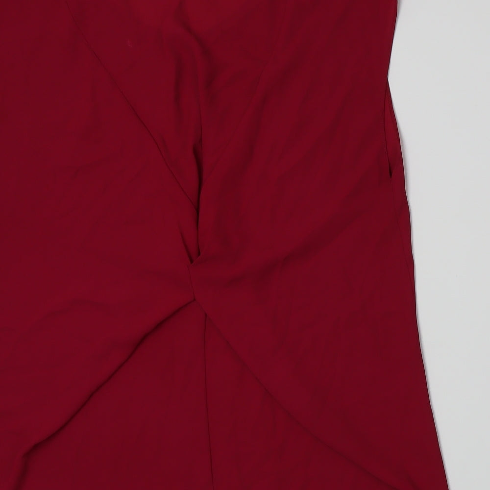Oasis Womens Red   Basic Tank Size 14