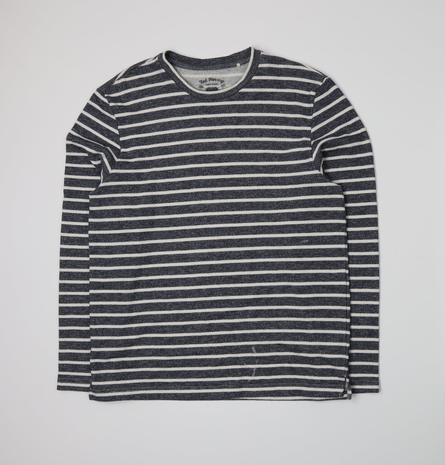 Red Herring Mens Blue Striped   T-Shirt