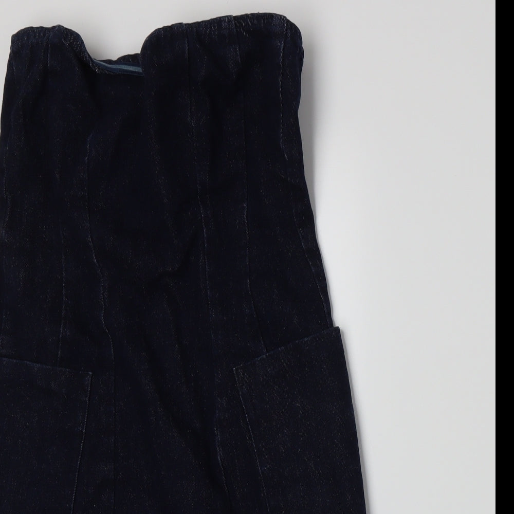 ASOS Womens Blue  Denim A-Line  Size 10