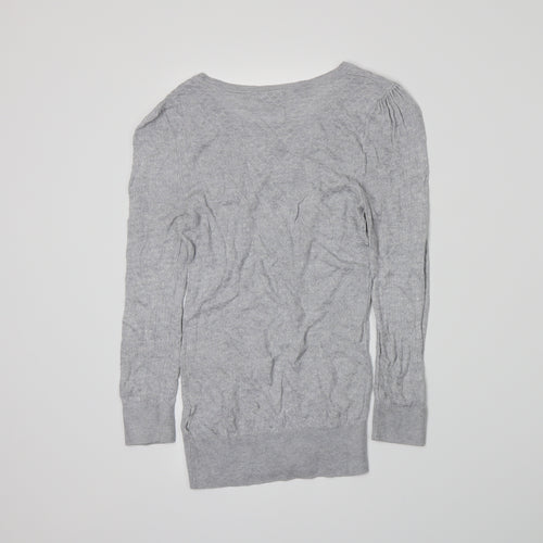 H&M Womens Grey  Knit Pullover Jumper Size XS