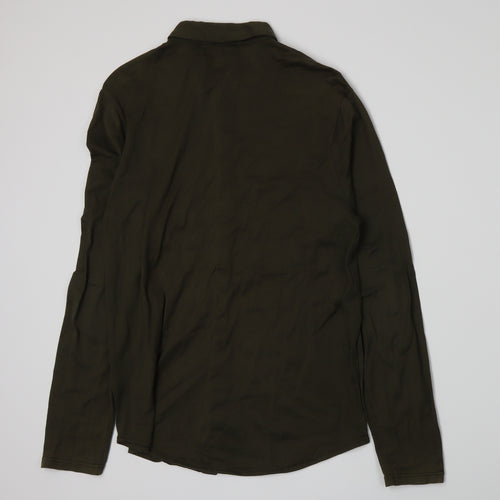 River Island Mens Green    Polo Size S