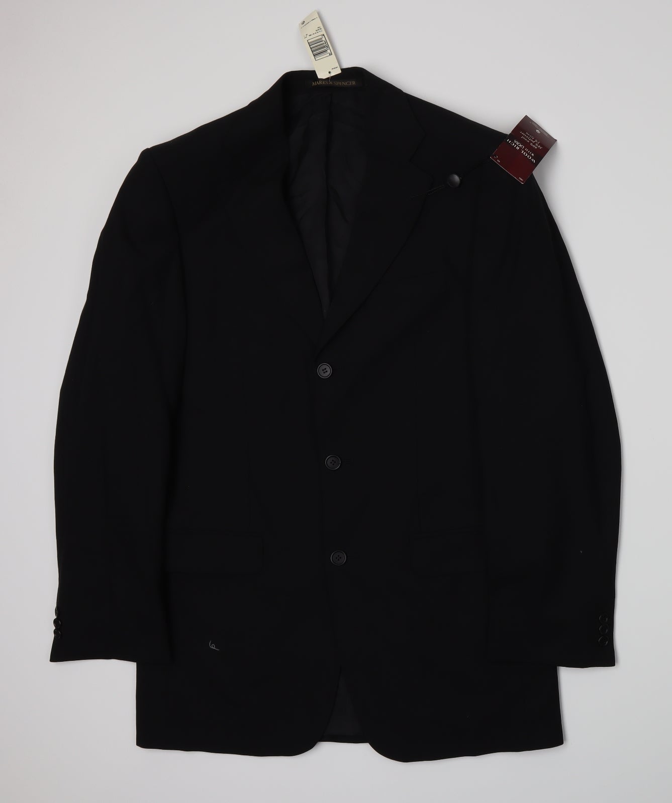 Marks and Spencer Mens Black   Jacket Suit Jacket Size XL