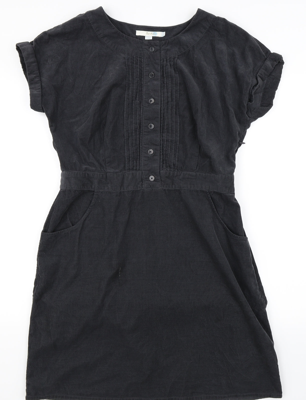 Boden Womens Black   Skater Dress  Size 14