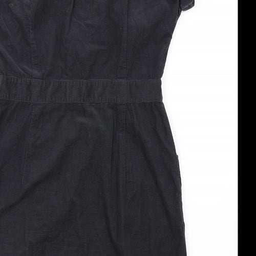 Boden Womens Black   Skater Dress  Size 14