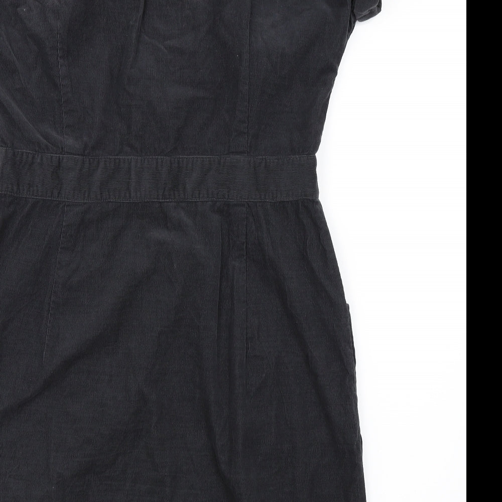 Boden Womens Black   Skater Dress  Size 14