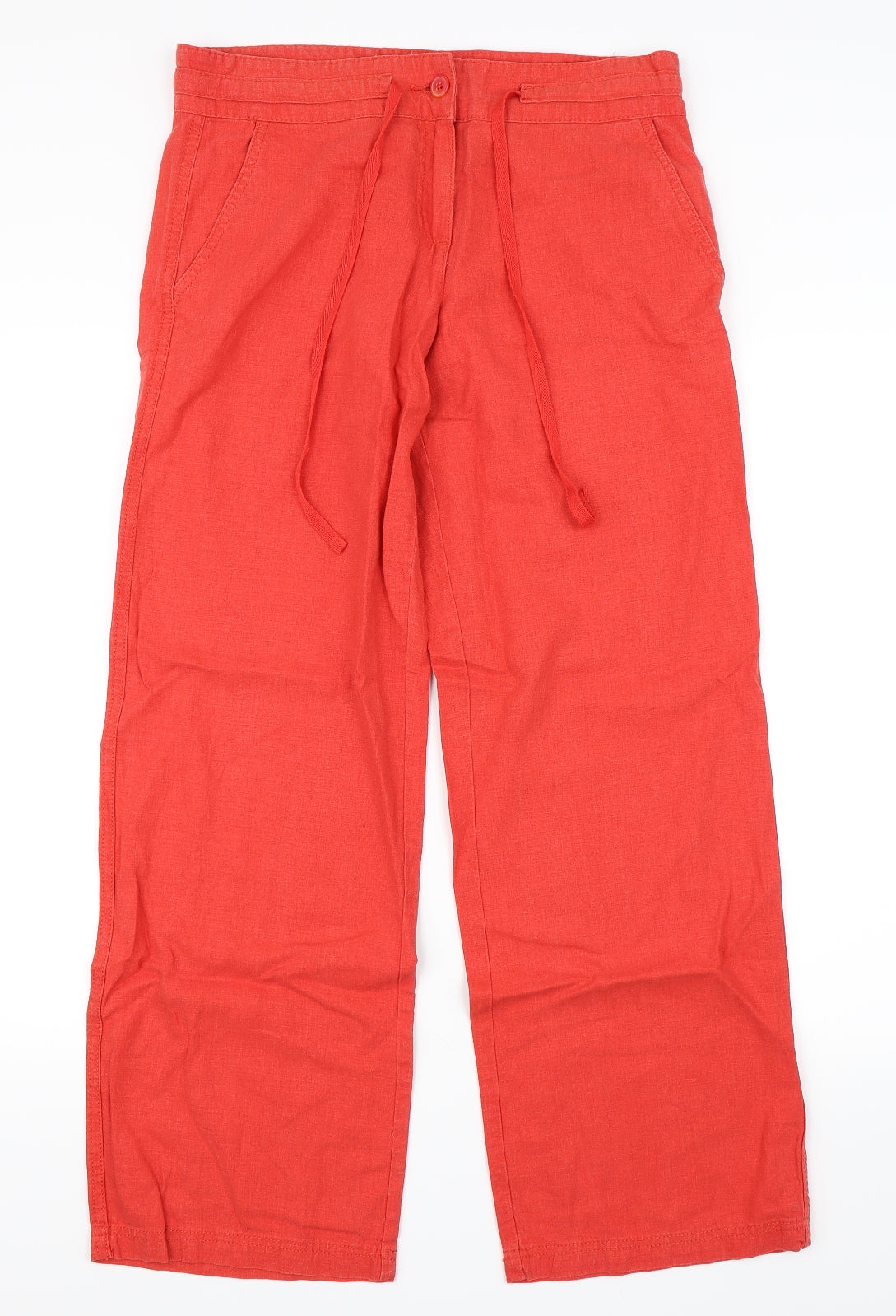 NEXT Womens Red   Trousers  Size 10 L29 in