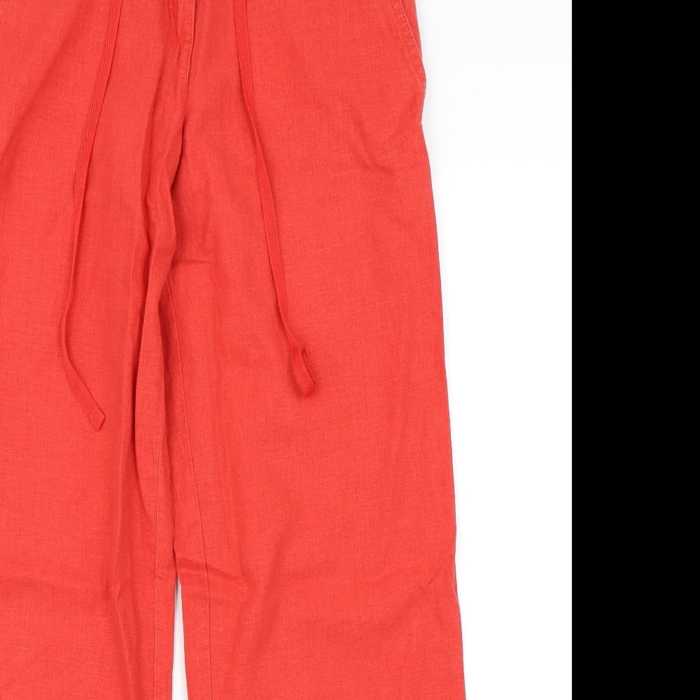 NEXT Womens Red   Trousers  Size 10 L29 in