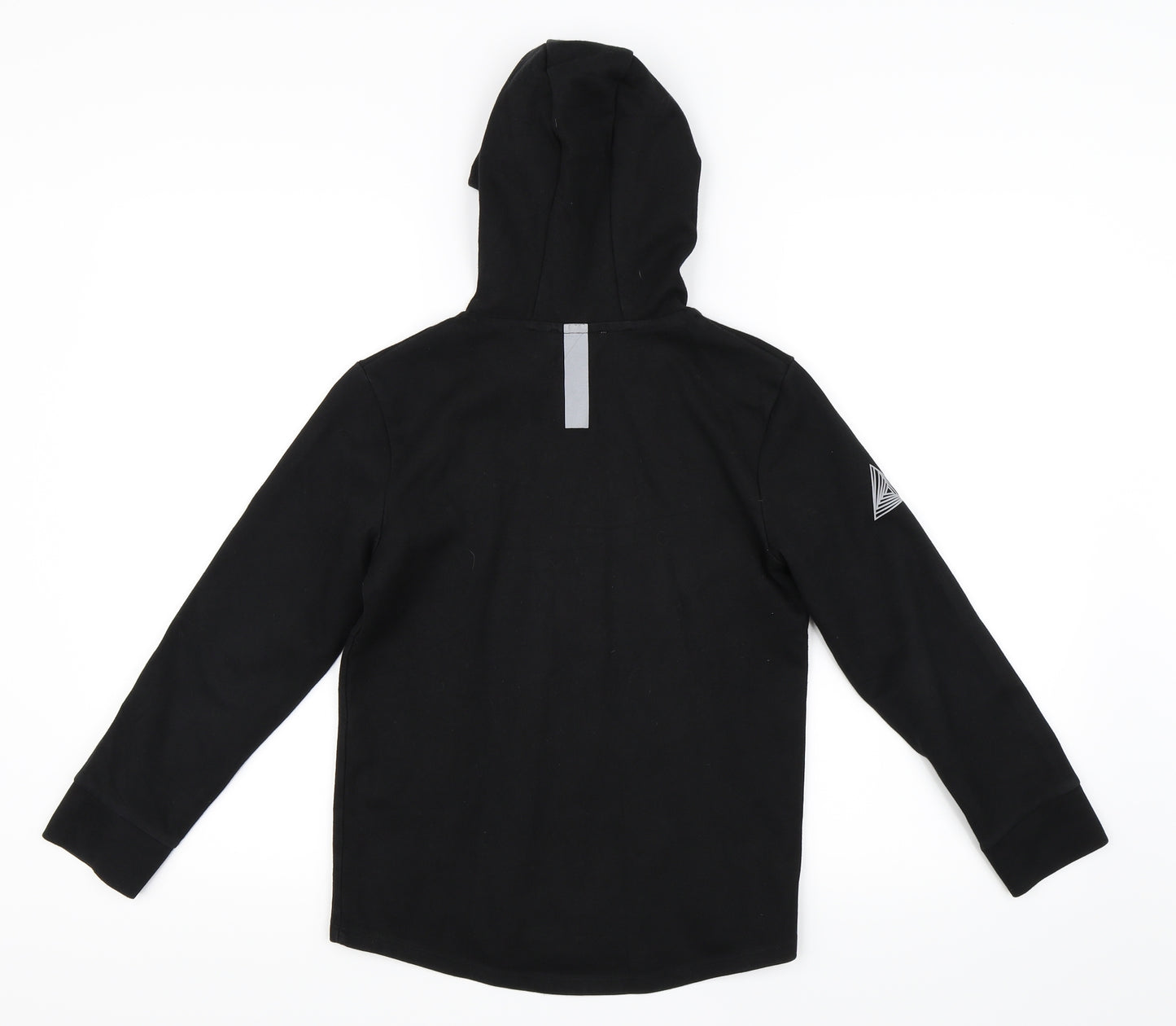 Bluezoo Boys Black   Full Zip Hoodie Size 9-10 Years