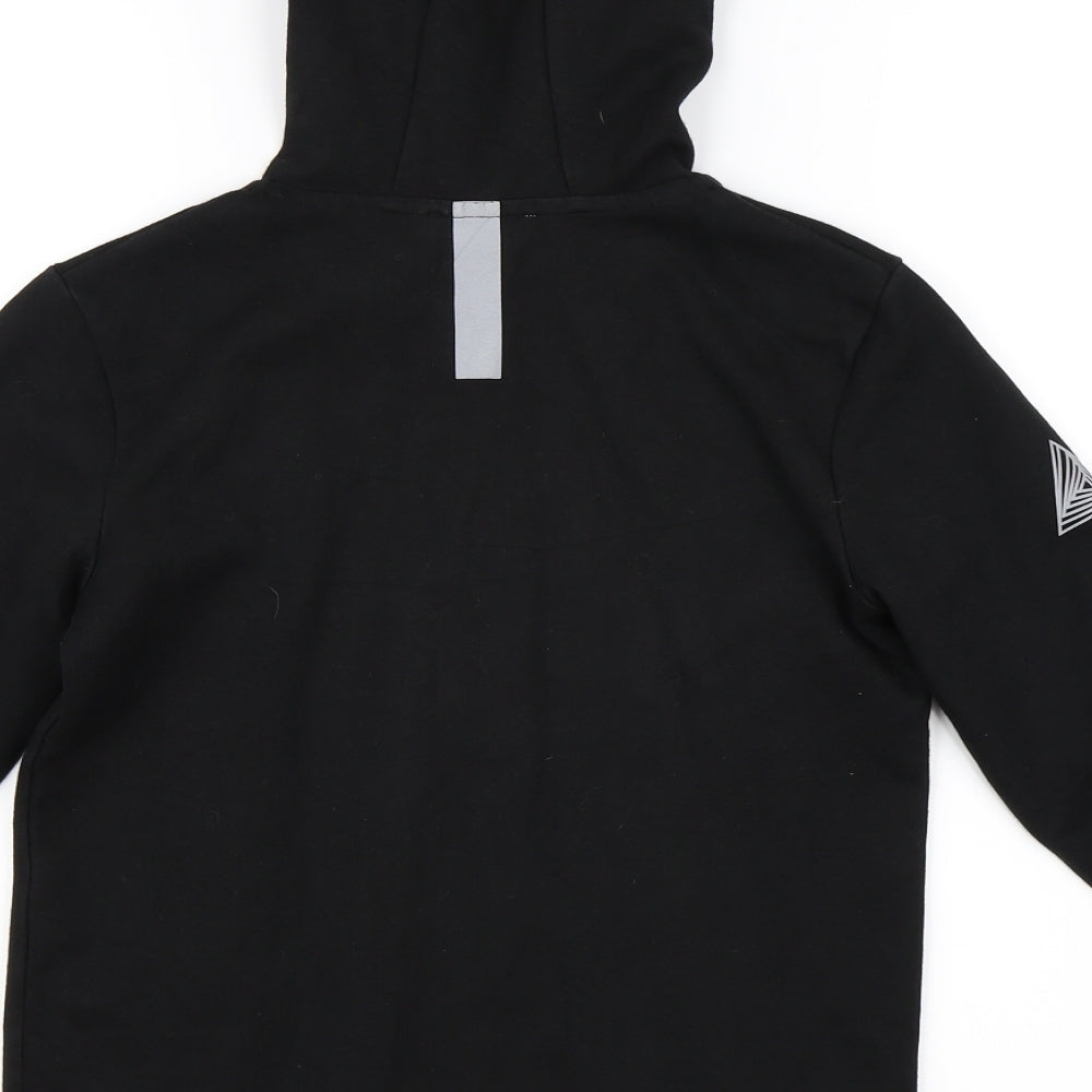 Bluezoo Boys Black   Full Zip Hoodie Size 9-10 Years