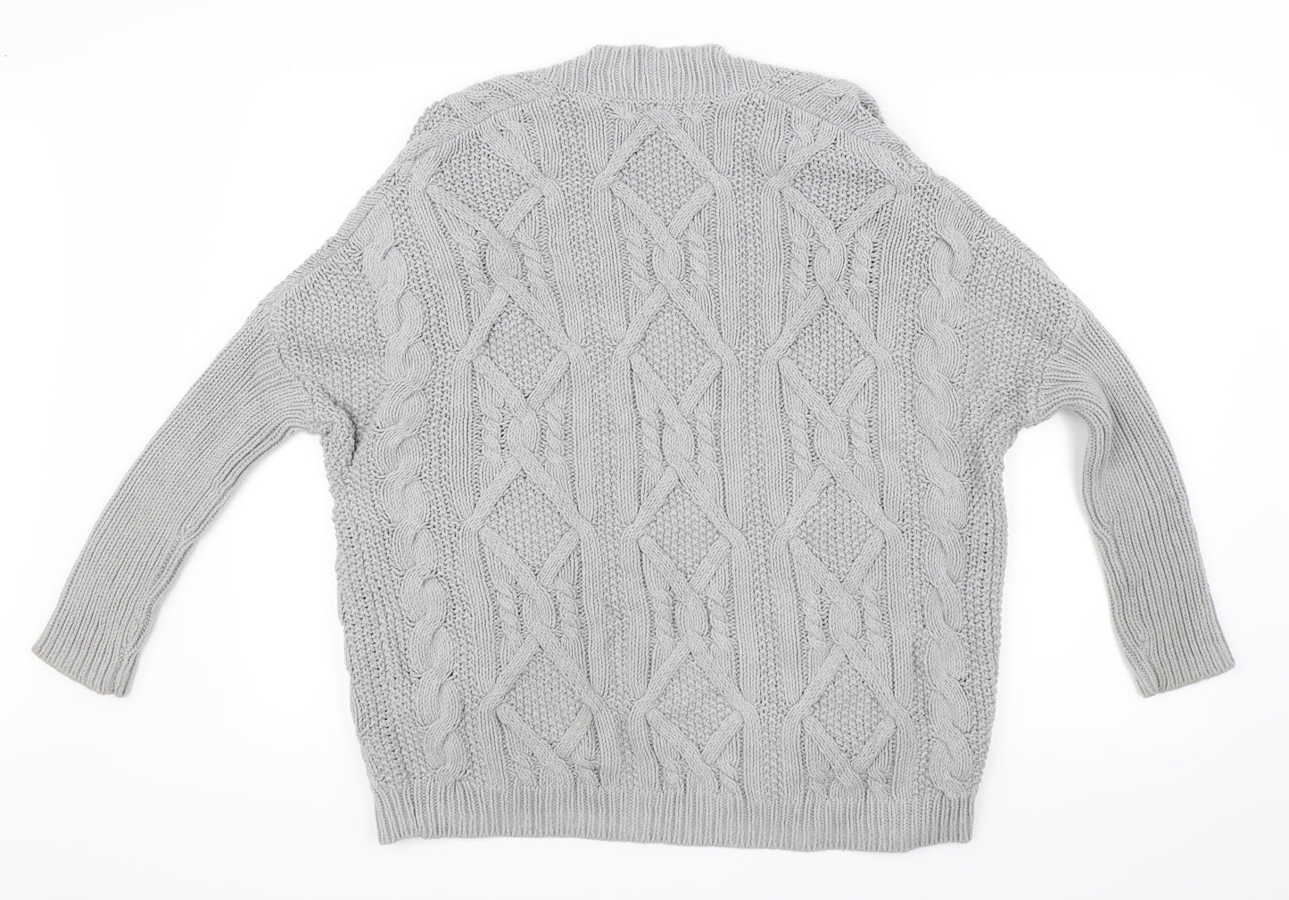 Marks and Spencer Womens Grey   Cardigan Jumper Size 10