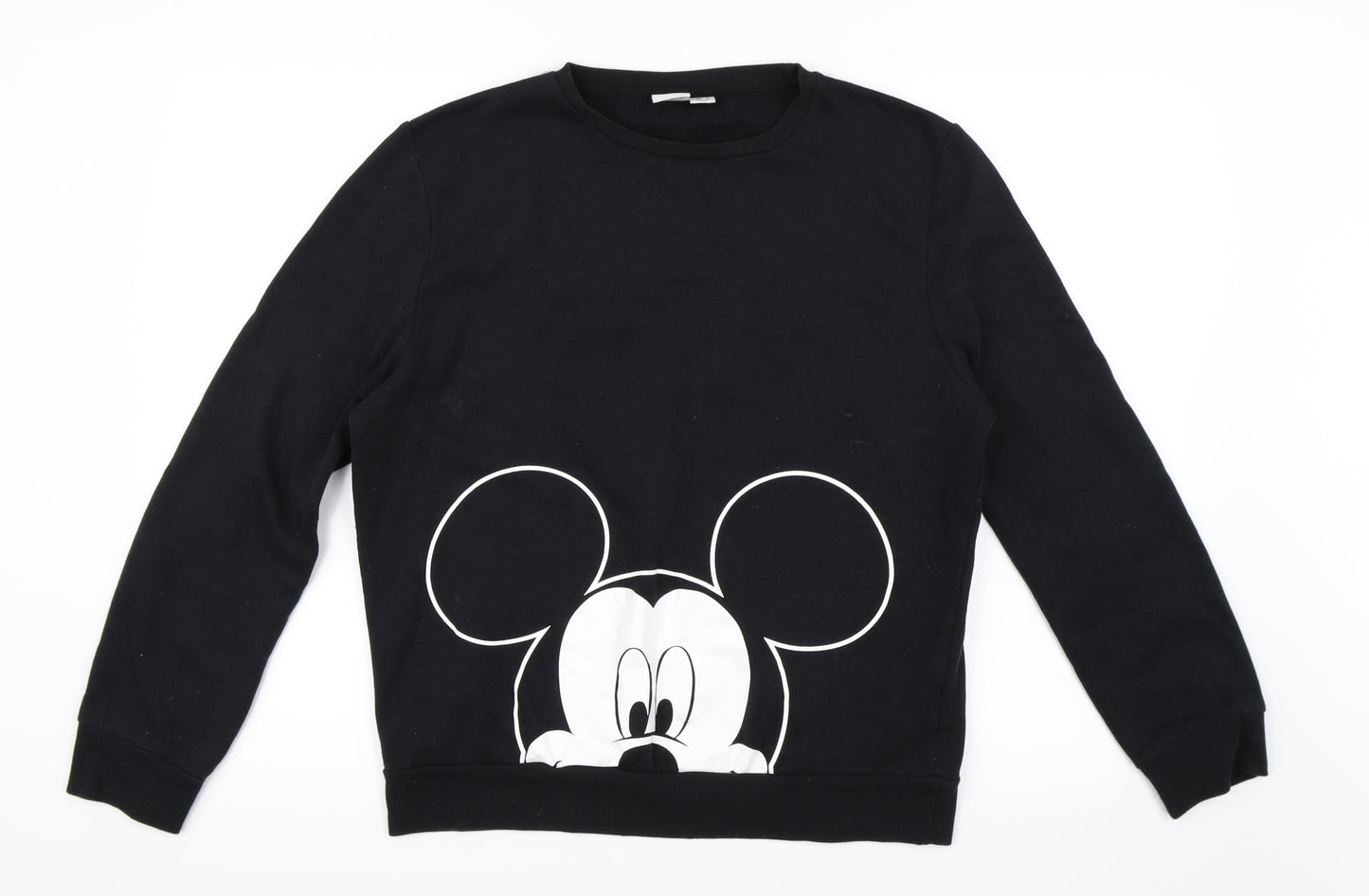 Primark Womens Black   Pullover Sweatshirt Size 12  - Disney Mickey Mouse