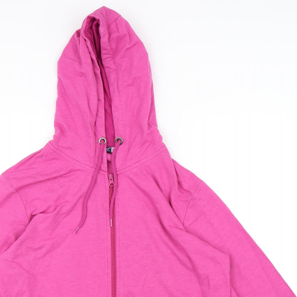 Crivit Womens Pink   Full Zip Hoodie Size 18