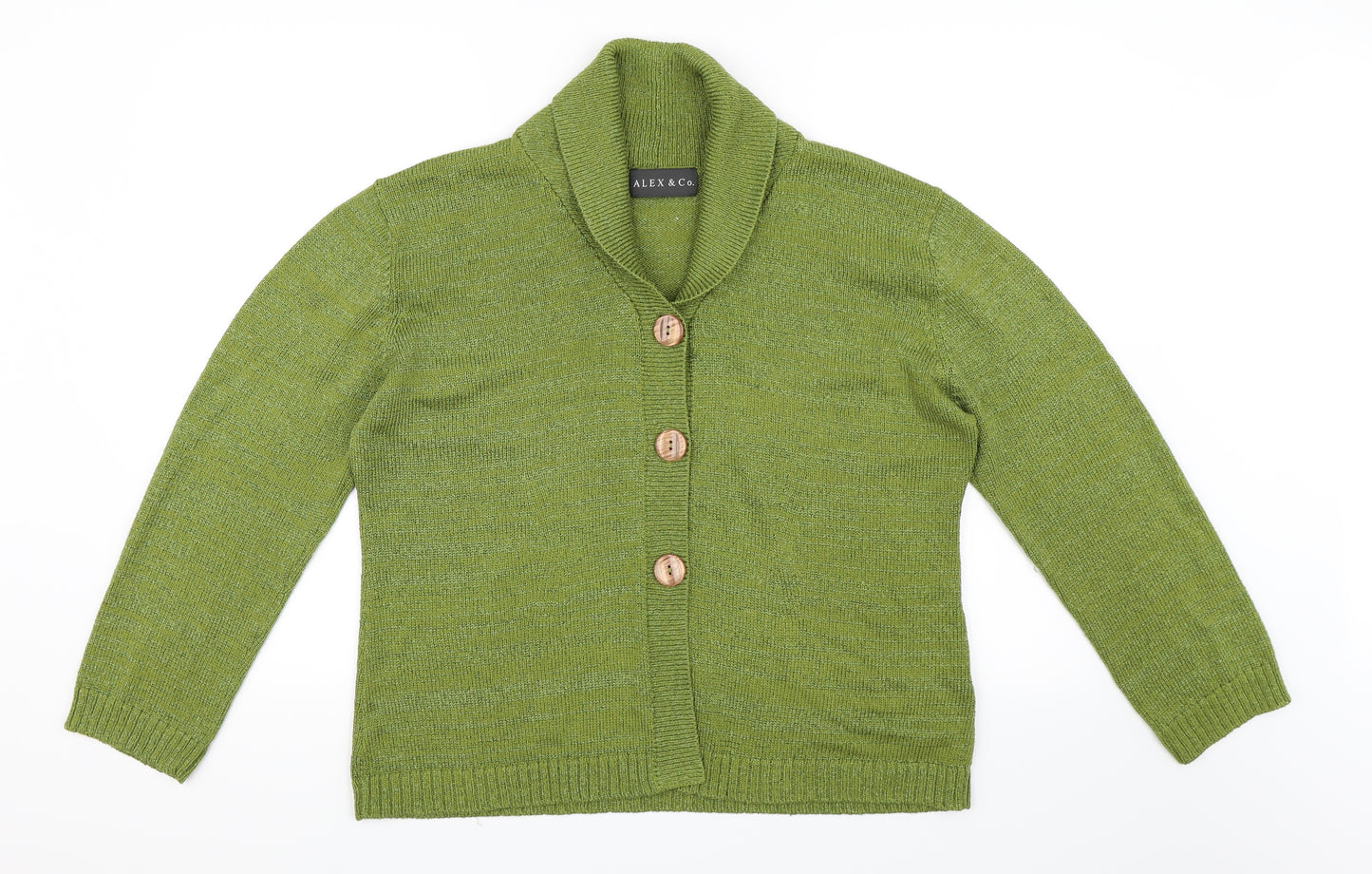 Alex & Co Womens Green   Cardigan Jumper Size 20