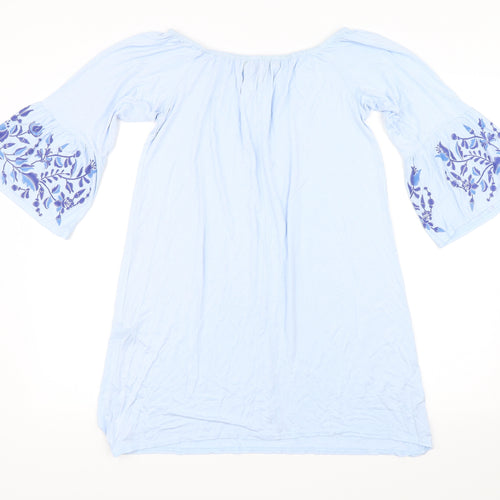 Primark Womens Blue   T-Shirt Dress  Size 14