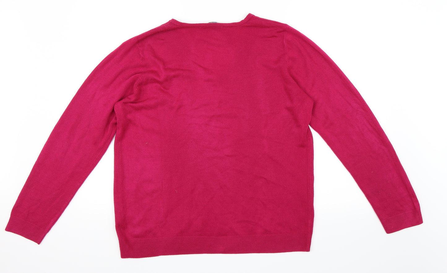 Le Bon Marché Womens Pink   Pullover Jumper Size 16