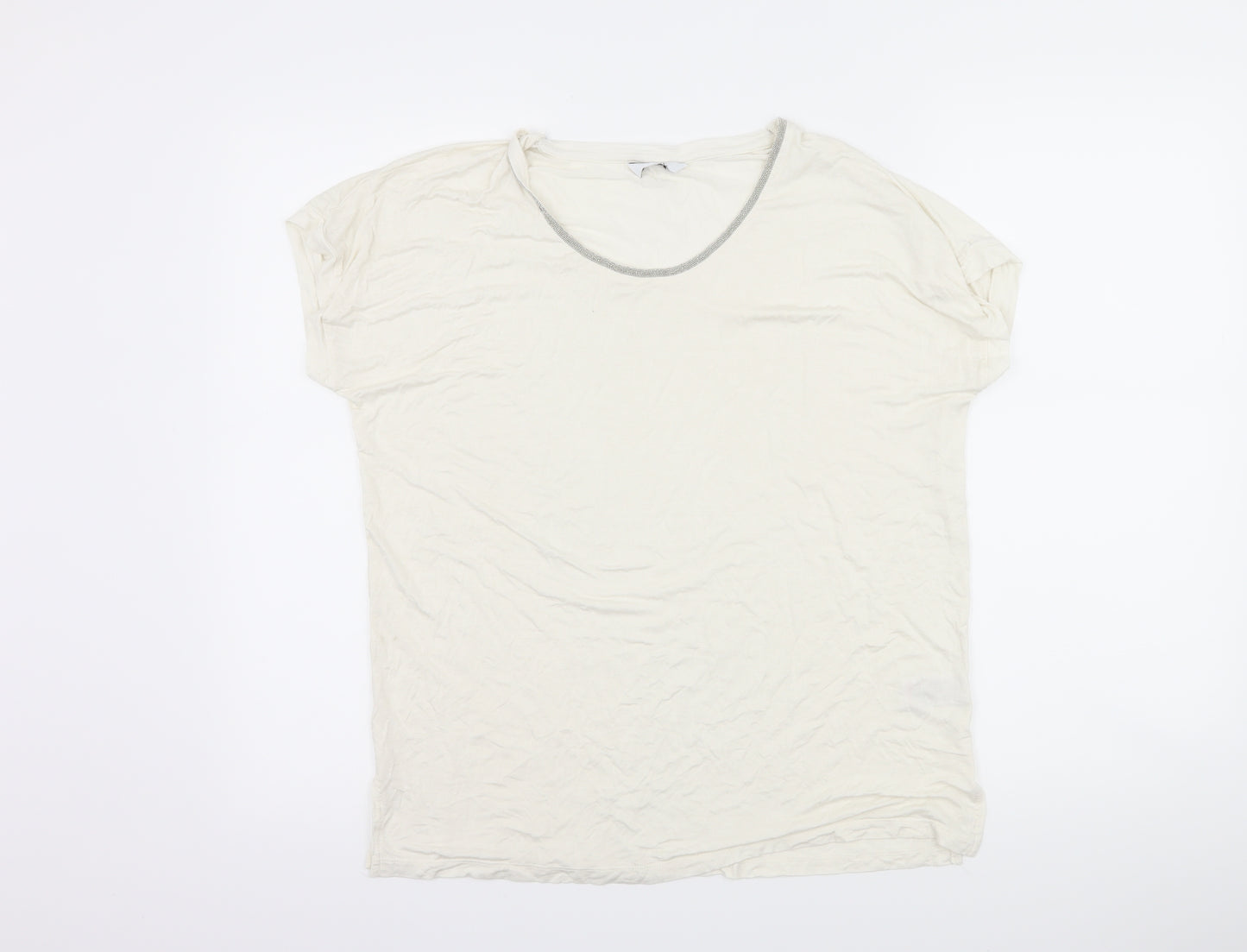 NEXT Womens White   Basic T-Shirt Size 12