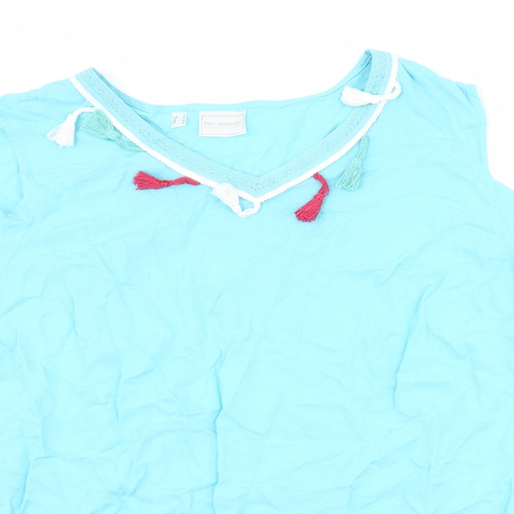 BPC Selection Womens Blue   Basic T-Shirt Size 24
