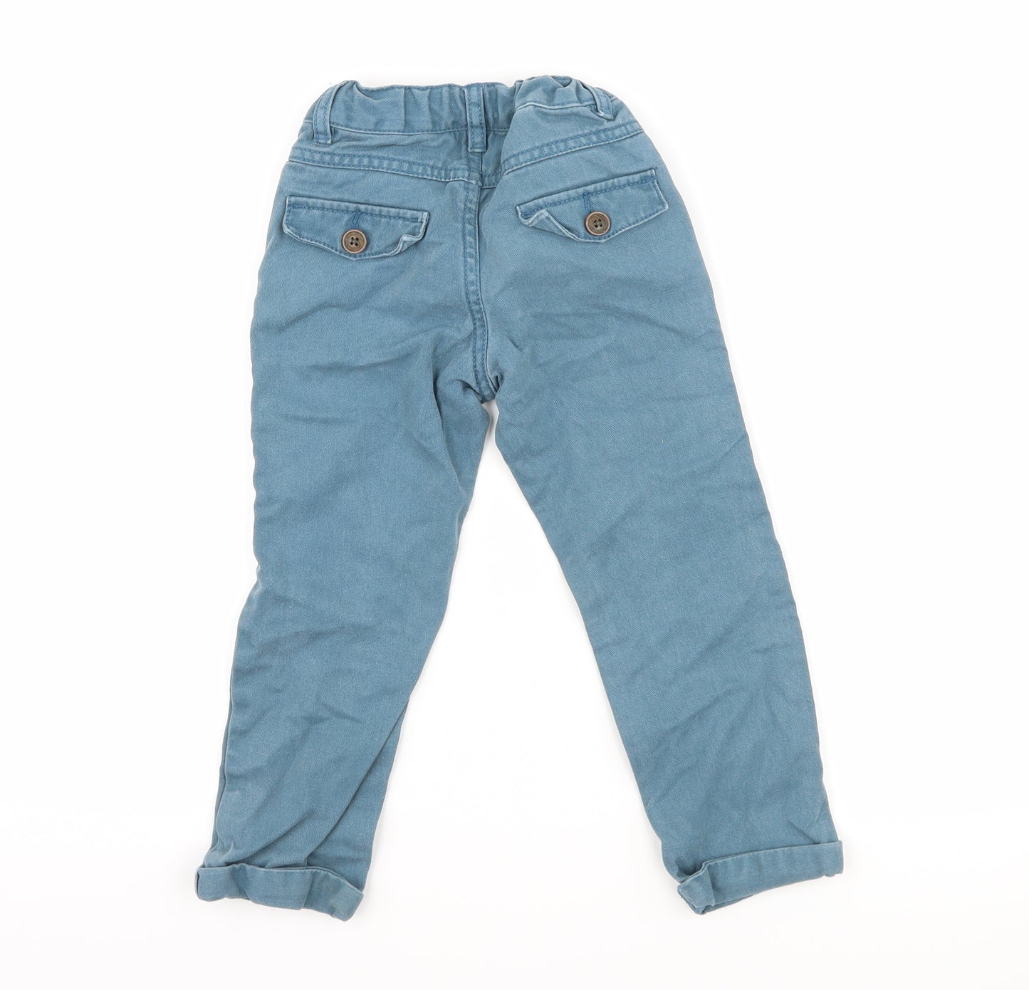 F&F Boys Blue   Cargo Trousers Size 2-3 Years