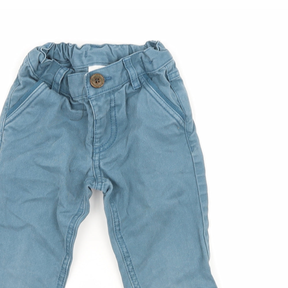 F&F Boys Blue   Cargo Trousers Size 2-3 Years
