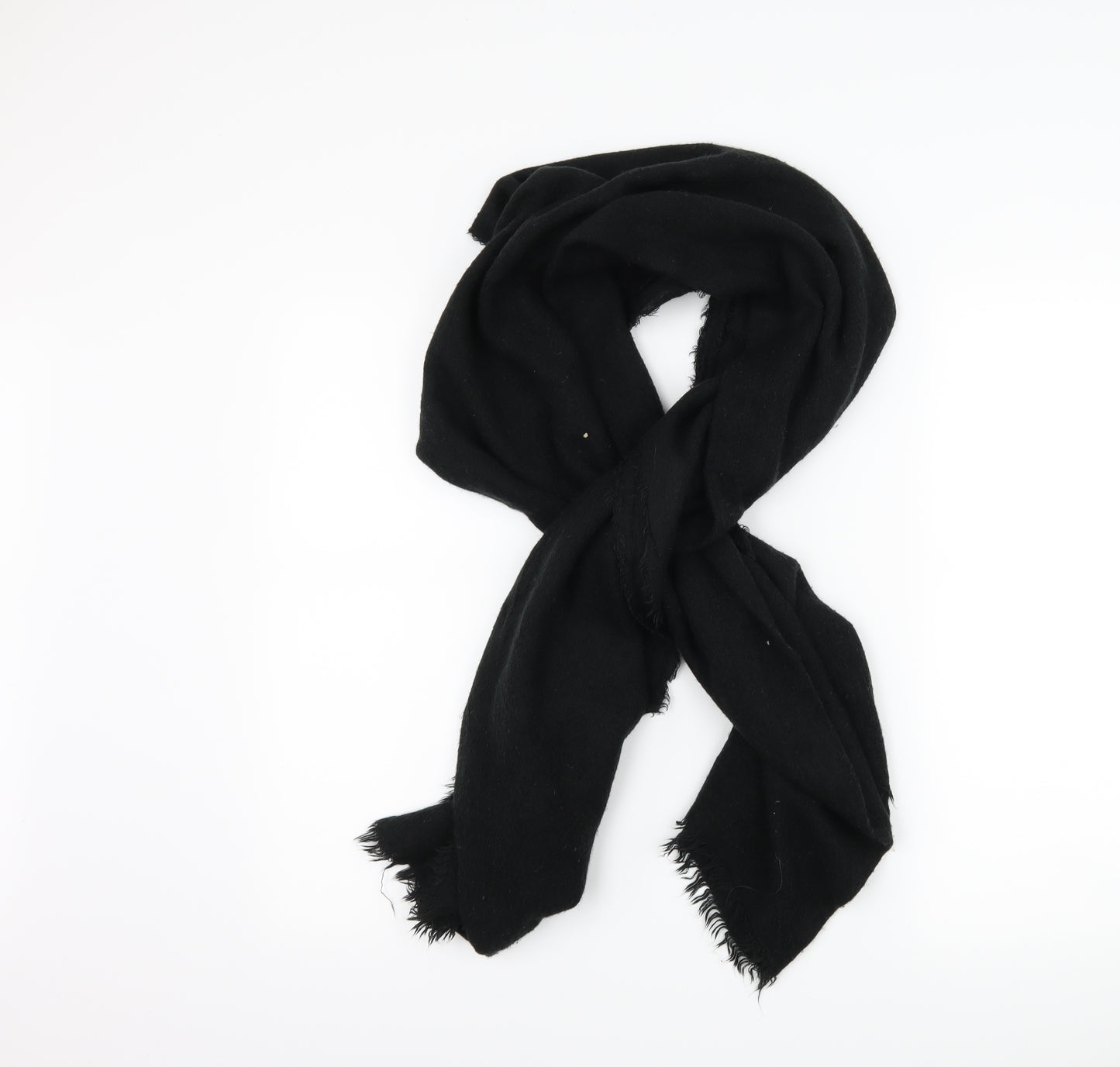 Preworn Womens Black    Scarf