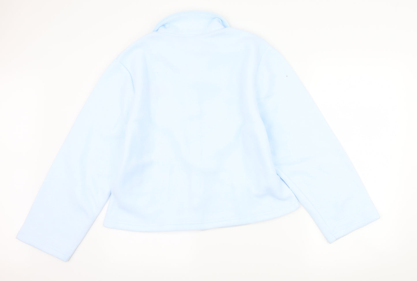 Preworn Womens Blue Floral Fleece Top Pyjama Top Size L