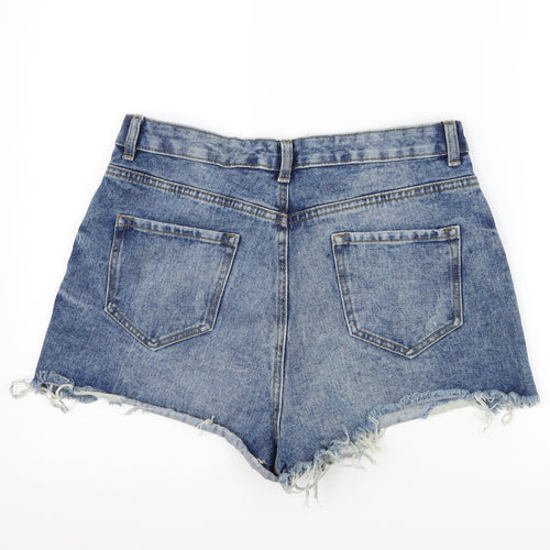 denim co Womens Blue  Denim Hot Pants Shorts Size 14