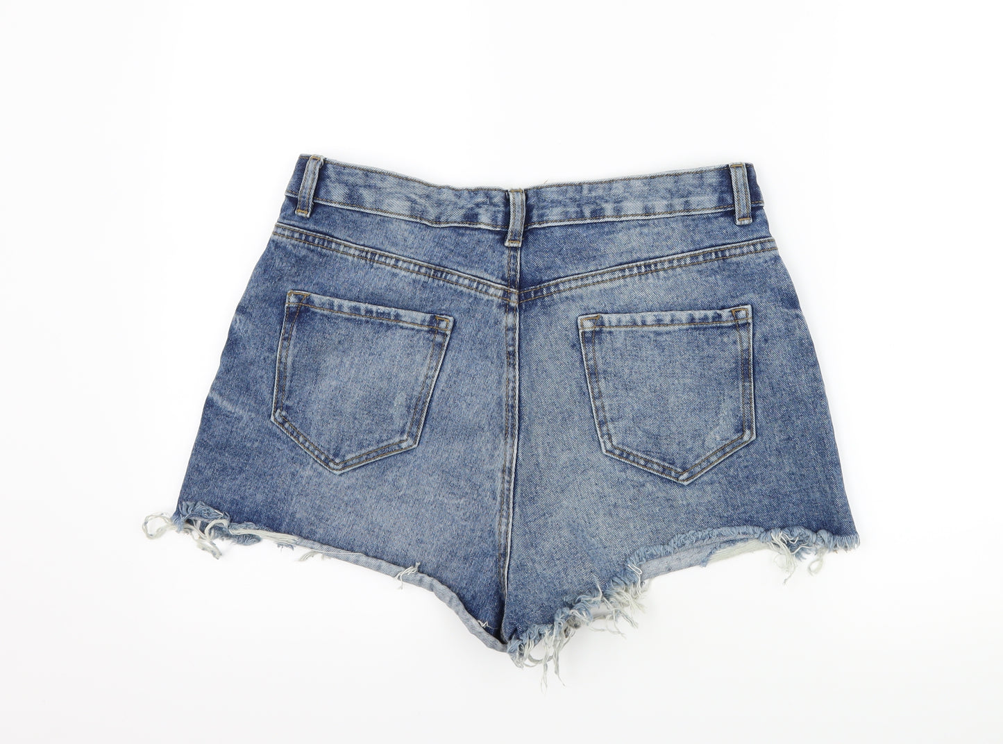 denim co Womens Blue  Denim Hot Pants Shorts Size 14