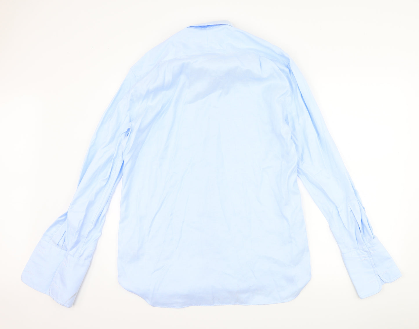 Garfield & Marks Mens Blue    Dress Shirt Size 16