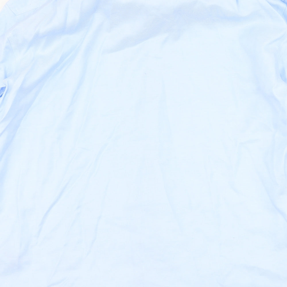 Garfield & Marks Mens Blue    Dress Shirt Size 16