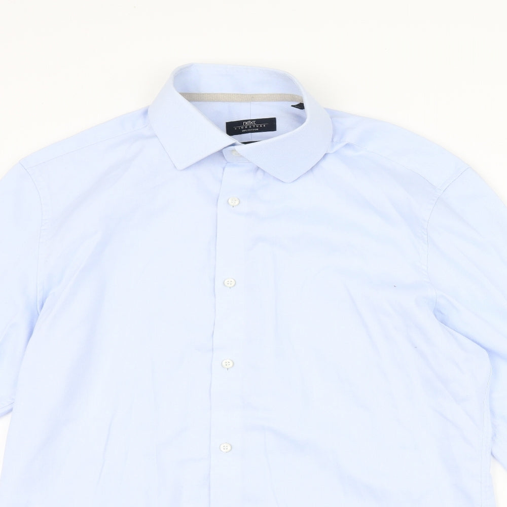 NEXT Mens Blue    Dress Shirt Size 16