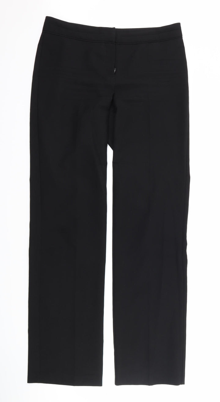 F&F Womens Black Trousers Size 8 L33 in