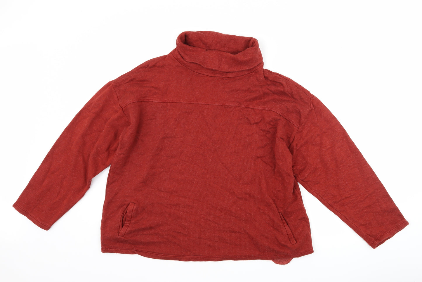 Poetry Womens Brown   Pullover Sweatshirt Size 14