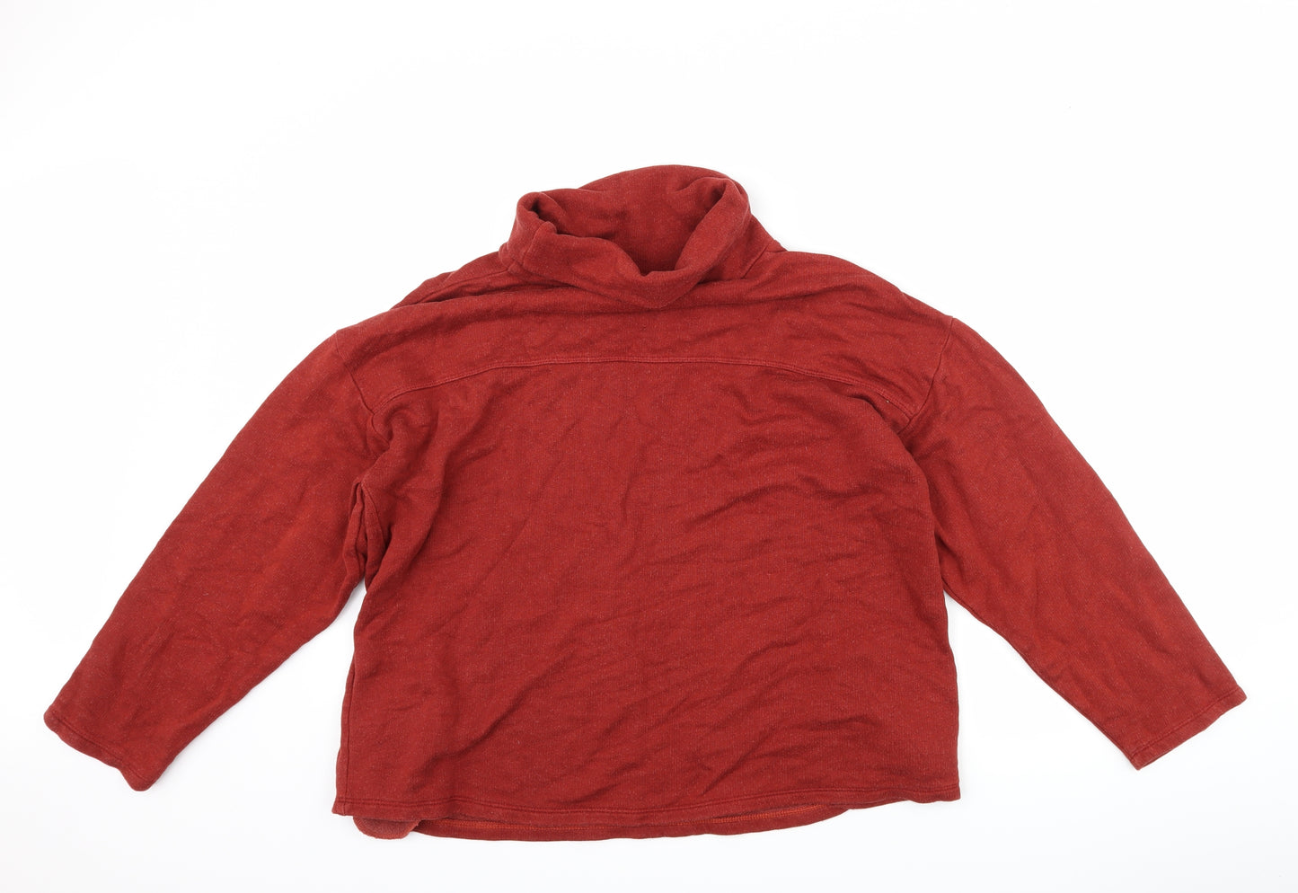 Poetry Womens Brown   Pullover Sweatshirt Size 14
