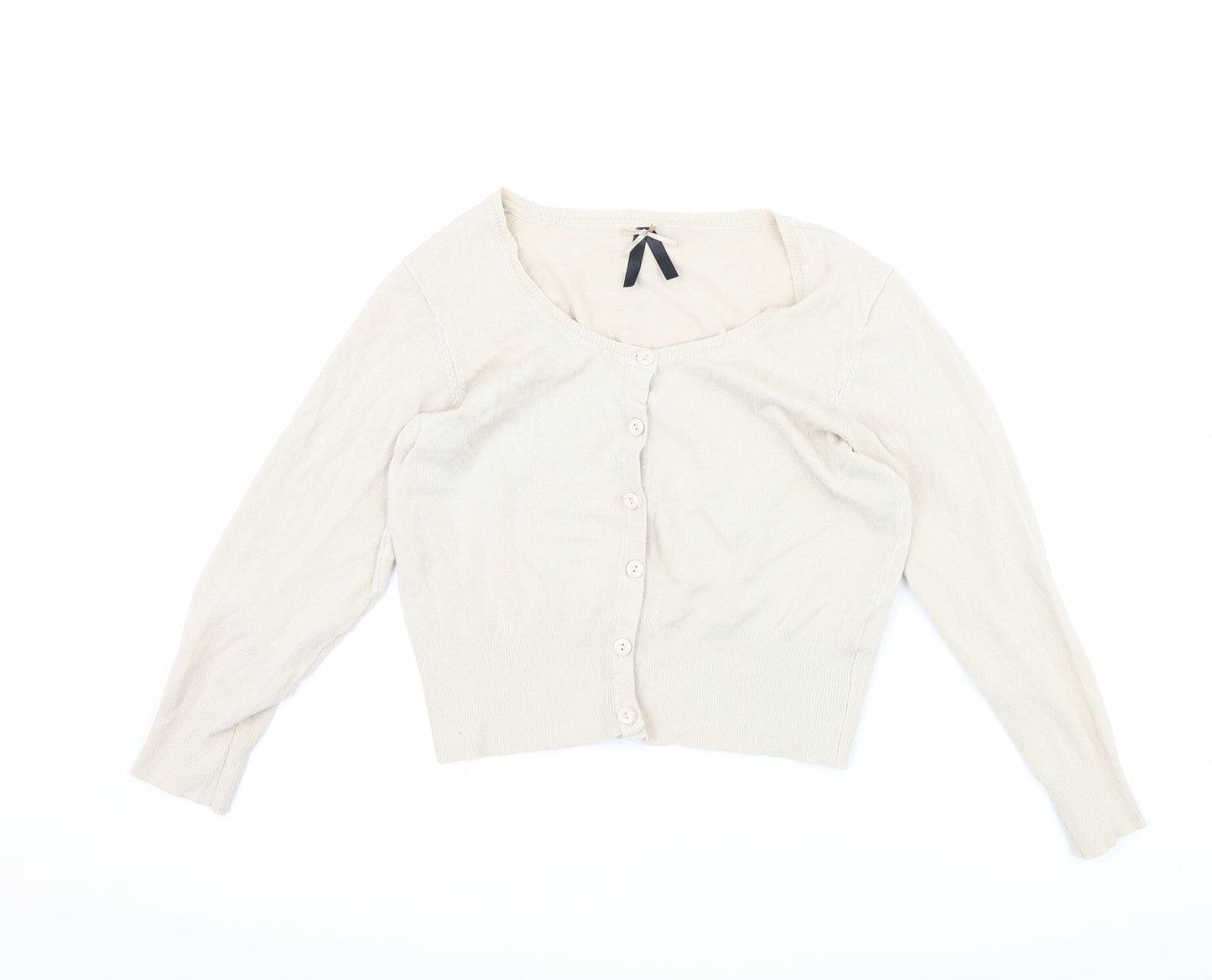 Atmosphere Womens Beige   Cardigan Jumper Size 14