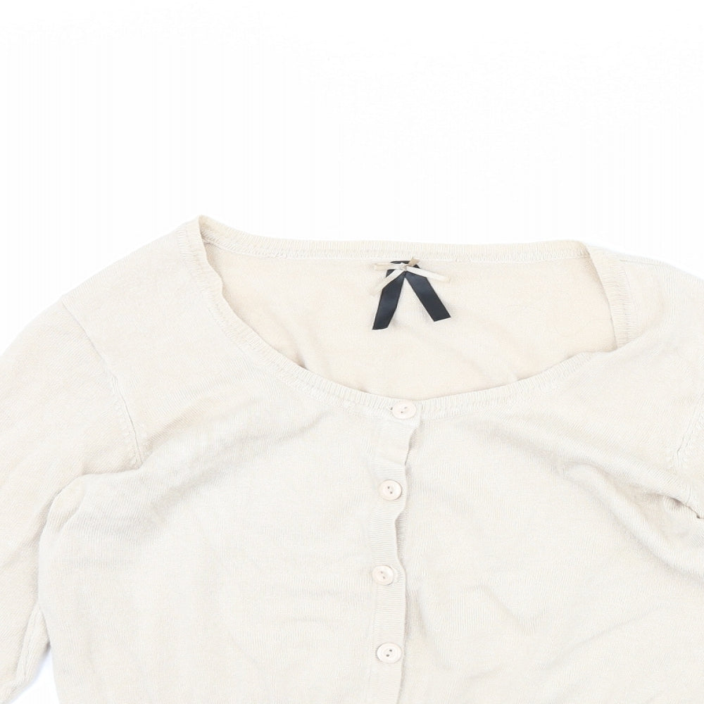 Atmosphere Womens Beige   Cardigan Jumper Size 14