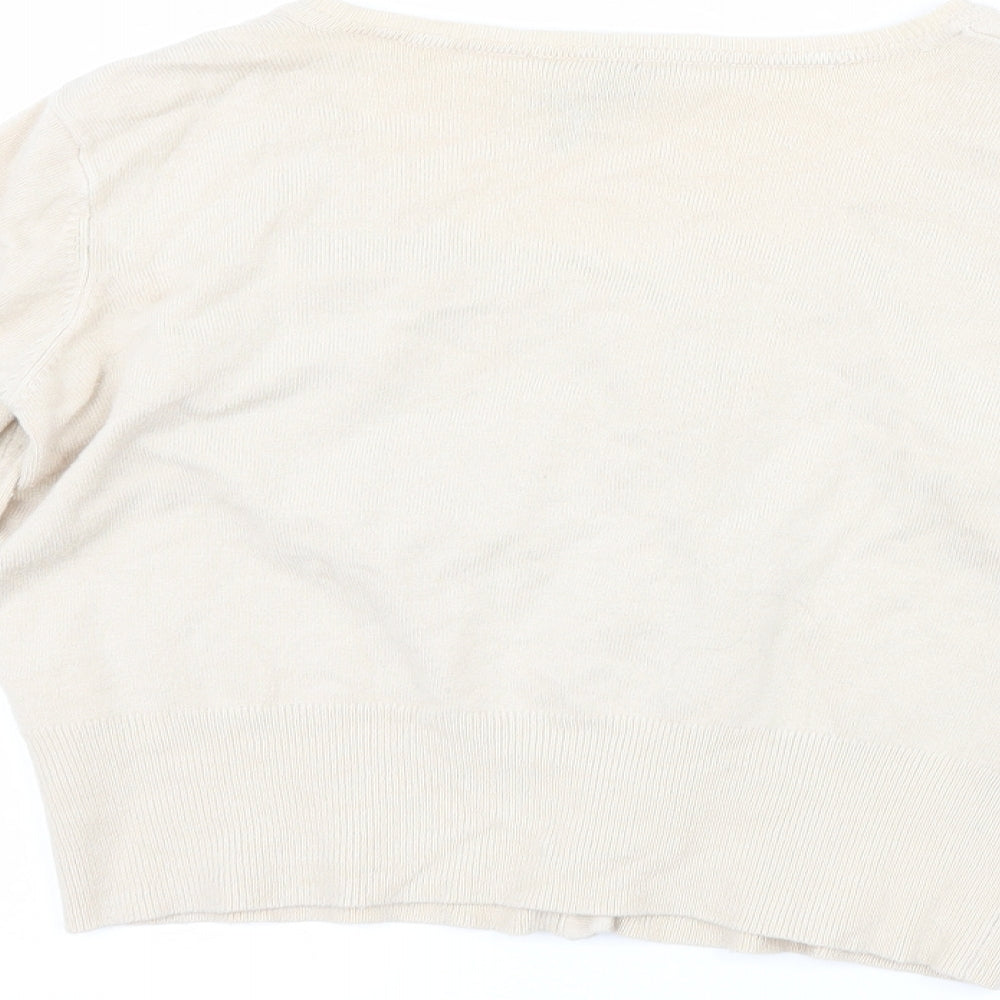 Atmosphere Womens Beige   Cardigan Jumper Size 14