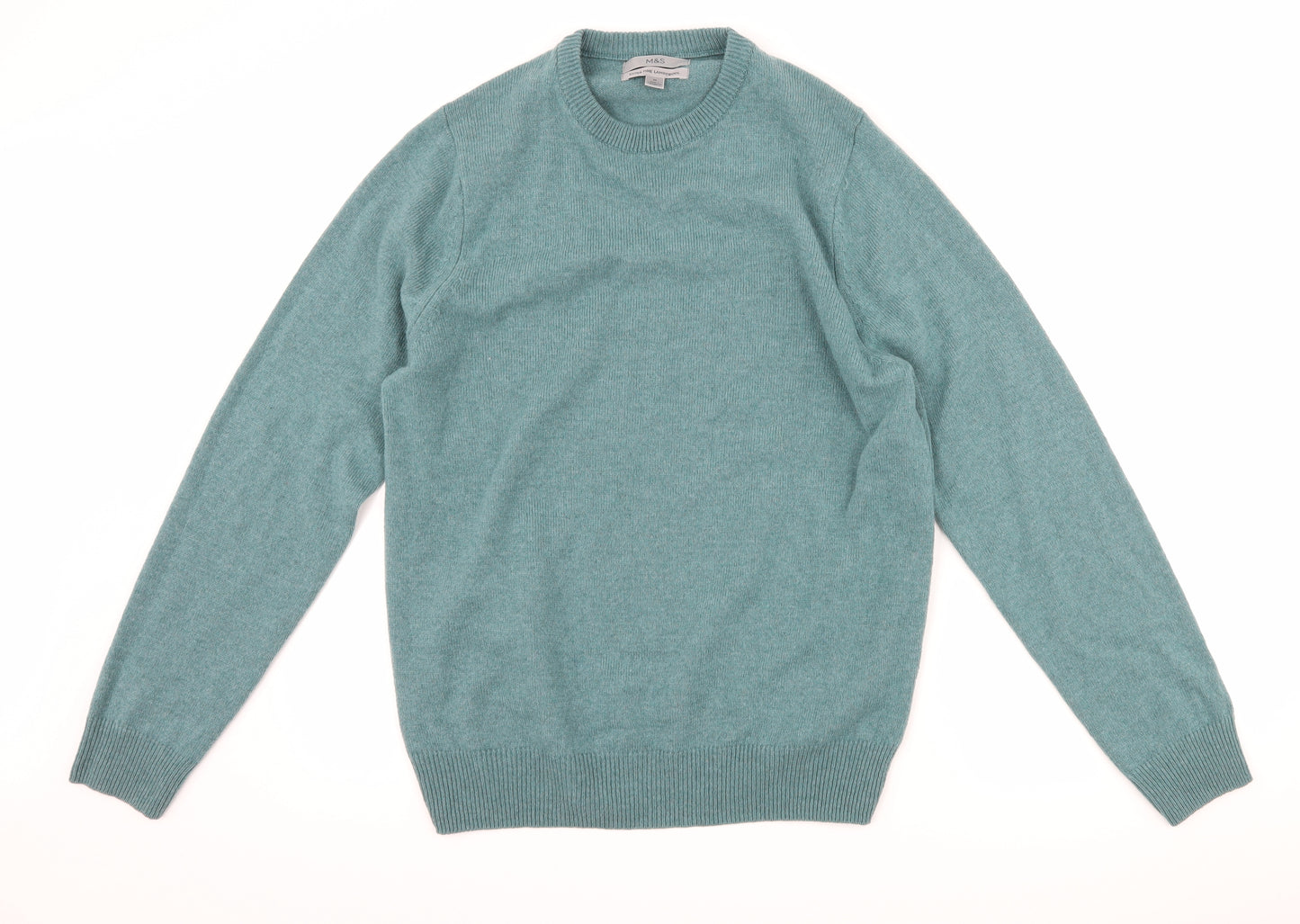 Marks and Spencer Mens Green   Pullover Jumper Size M