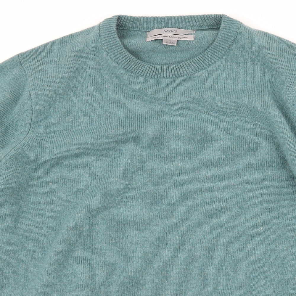 Marks and Spencer Mens Green   Pullover Jumper Size M
