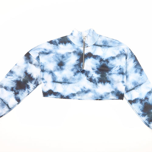 Boohoo Womens Blue   Pullover Hoodie Size 8