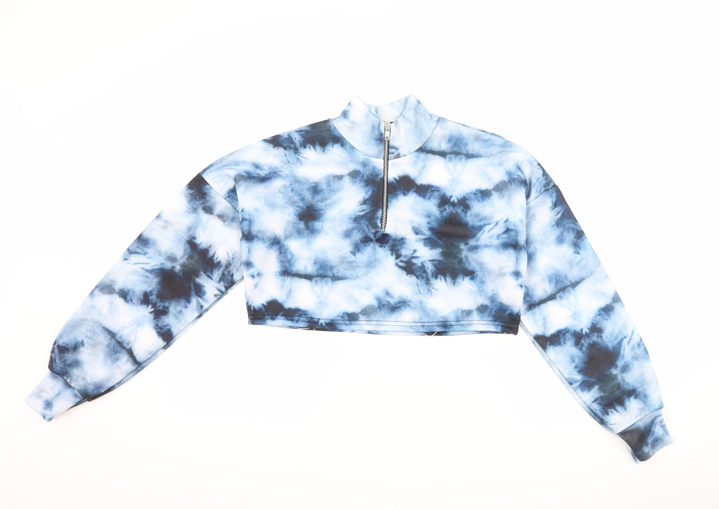 Boohoo Womens Blue   Pullover Hoodie Size 8