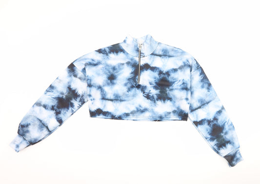 Boohoo Womens Blue   Pullover Hoodie Size 8