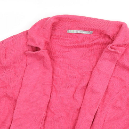 Marks and Spencer Womens Pink   Jacket Blazer Size 12