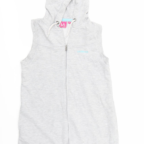 LA Gear Womens Grey   Full Zip Hoodie Size 8