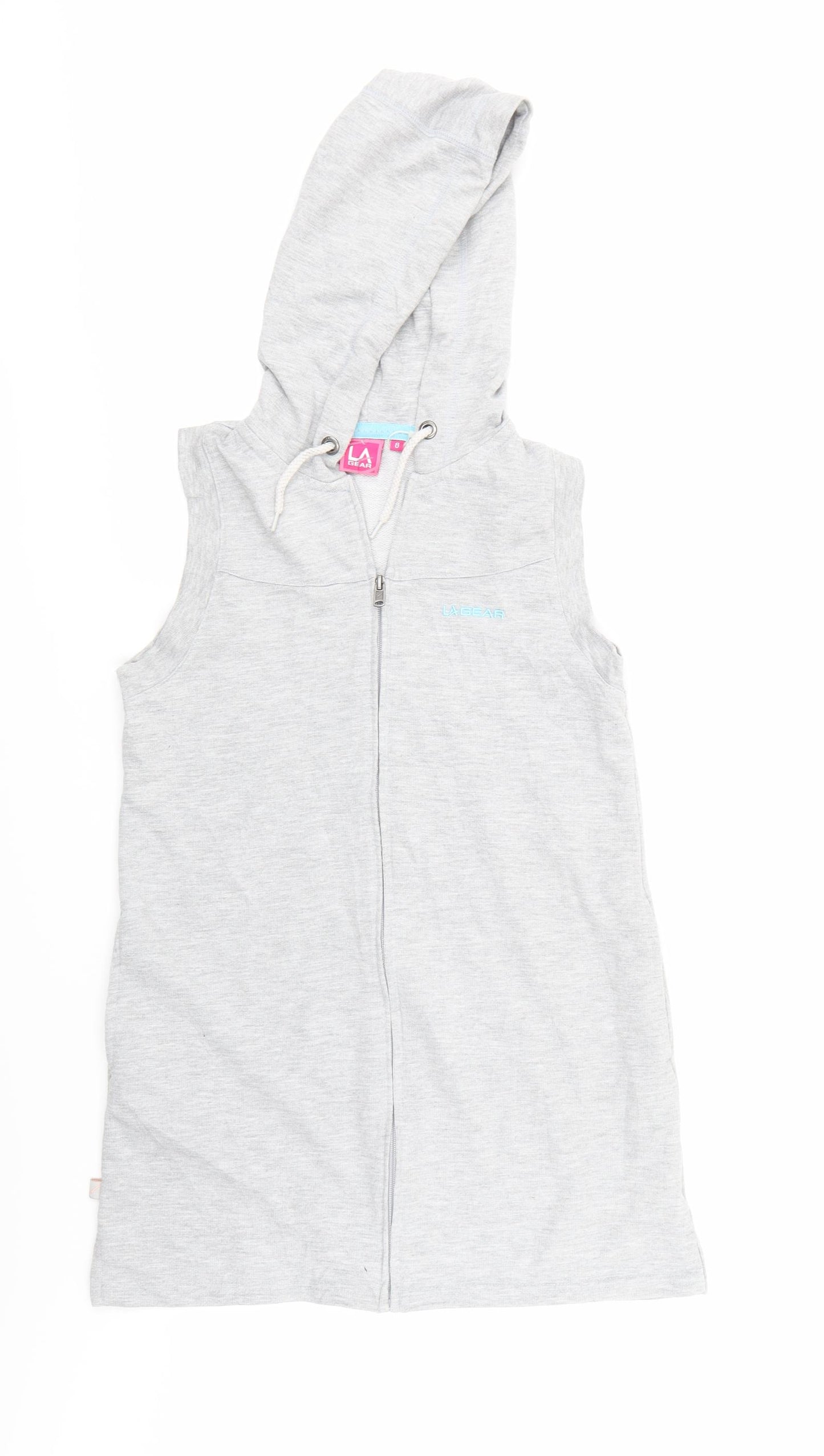 LA Gear Womens Grey   Full Zip Hoodie Size 8