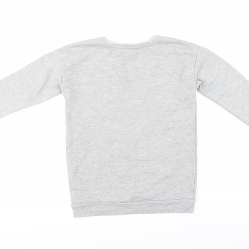 George Girls Grey   Pullover Sweatshirt Size 7-8 Years