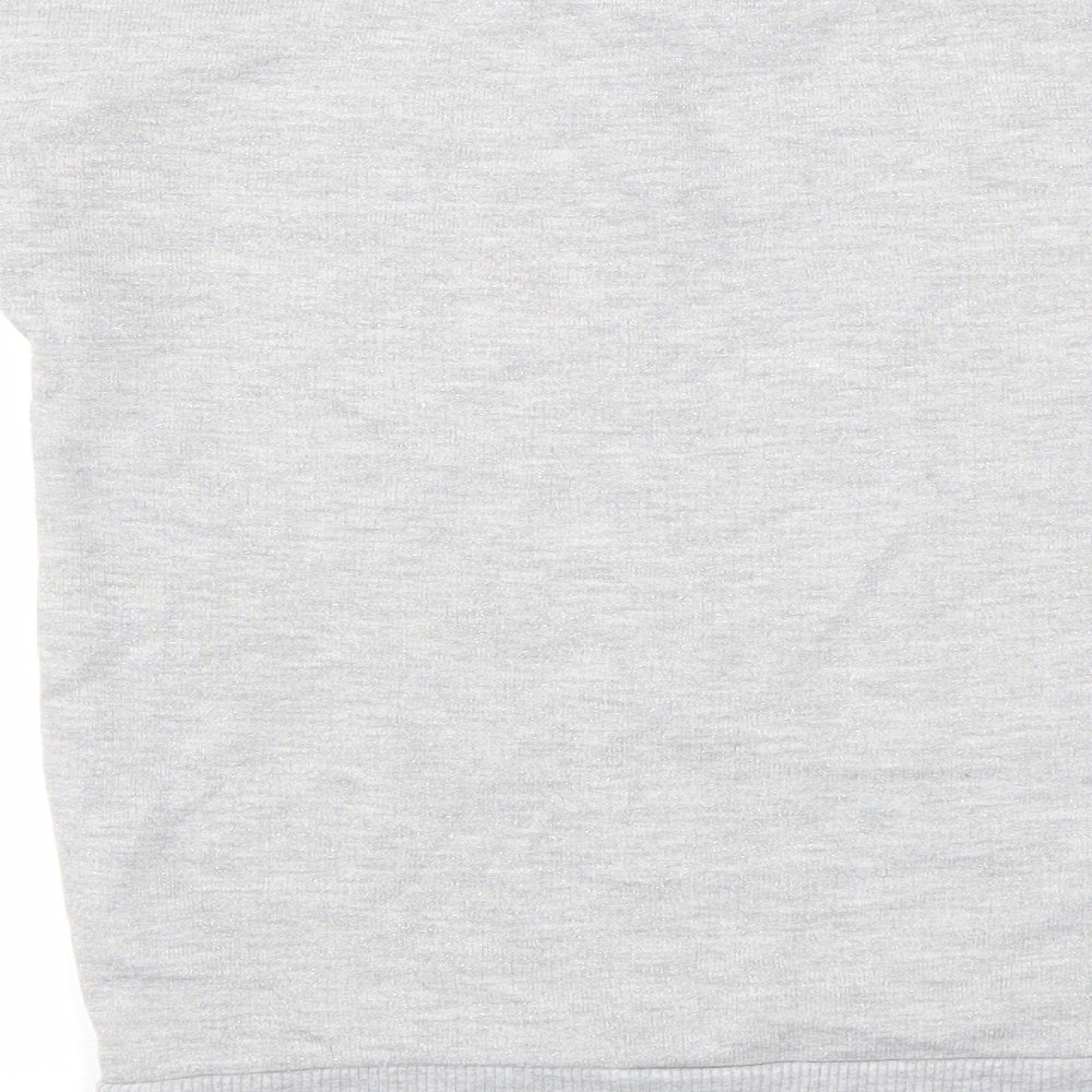 George Girls Grey   Pullover Sweatshirt Size 7-8 Years
